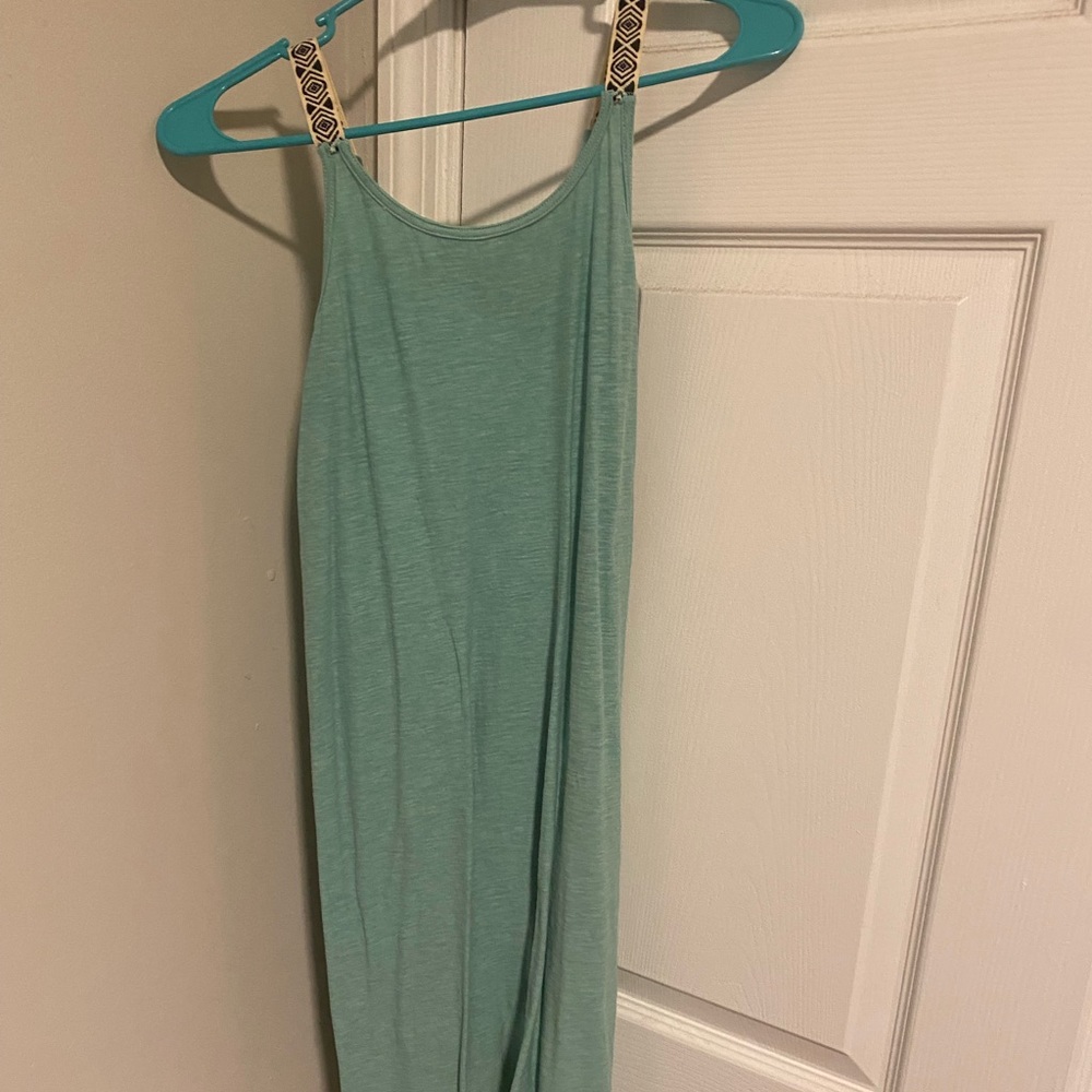 Old Navy, light blue, knee length dress, kids size 10-12